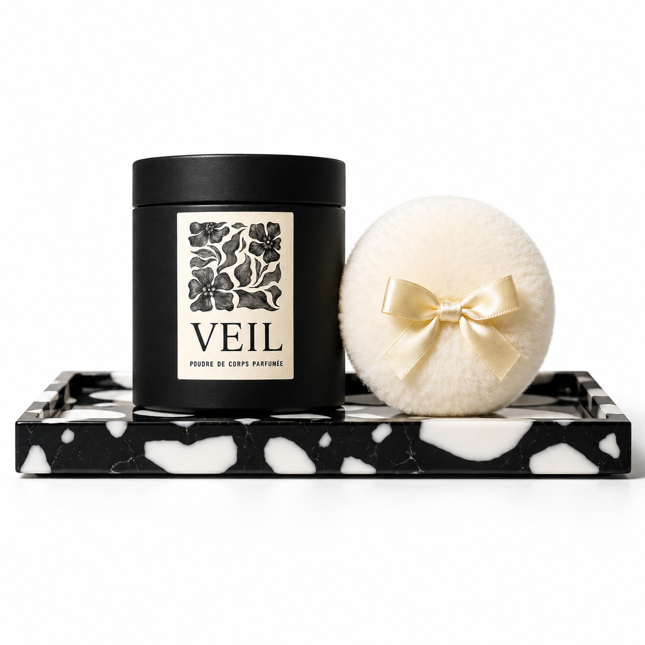 Veil Terrazo Bathroom Tray